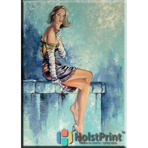 Картина девушка на пирилах, , 168.00 грн., LUU777025, , Картины Абстракция (Репродукции картин)